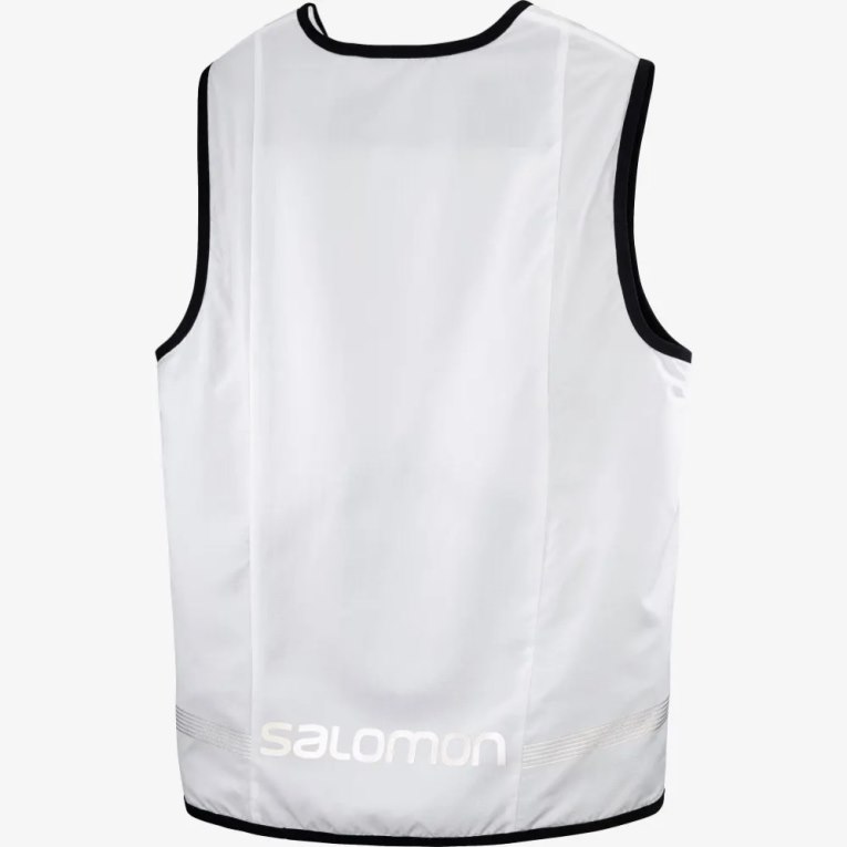 White Salomon Outlife Reversible Utility U Men's Vest | PH 53982C